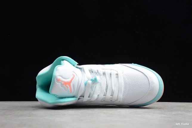 1st Kicks Shoes Jordan GS Aqua Air 5 Light 440892-100 0724